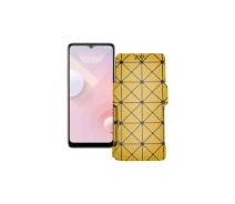 Купить - чехол для смартфона  Чехол-книга из экокожи для телефона HTC Desire 20 Plus Золотой ромб