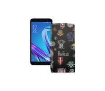Купить - чехол для смартфона  Чехол-флип из экокожи для телефона Asus ZenFone life (L1) ZA550KL Битлз