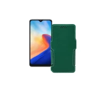 Купить - чехол для смартфона  Чехол-книга из экокожи для телефона Blackview A80s 2021 Темно-зеленый