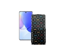 Купить - чехол для смартфона  Чехол-флип из экокожи для телефона Huawei Nova 9 Фэшн черный