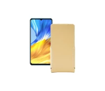 Купить - чехол для смартфона  Чехол-флип из экокожи для телефона Honor X10 Max 5G Бежевый