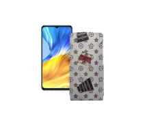 Купить - чехол для смартфона  Чехол-флип из экокожи для телефона Honor X10 Max 5G Луи-Витон-белый
