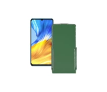 Купить - чехол для смартфона  Чехол-флип из экокожи для телефона Honor X10 Max 5G Темно-зеленый