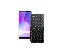Купить - чехол для смартфона  Чехол-флип из экокожи для телефона Cubot Power Фэшн черный