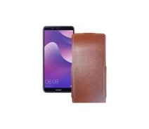 Купить - чехол для смартфона  Чехол-флип из экокожи для телефона Huawei Nova 2 lite Коричневый