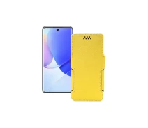 Купить - чехол для смартфона  Чехол-книга из экокожи для телефона Huawei Nova 9 Желтый