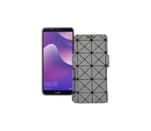Купить - чехол для смартфона  Чехол-книга из экокожи для телефона Huawei Nova 2 lite Серый ромб