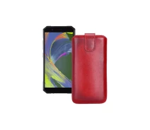 Купить - чехол для смартфона  Вытяжка из экокожи для телефона Sigma X-treme PQ53 Красный