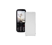 Купить - чехол для смартфона  Чехол-флип из экокожи для телефона Sigma Comfort 50 Optima Белый