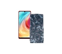 Купить - чехол для смартфона  Чехол-флип из экокожи для телефона Blackview A80 2020 Хаки-синий