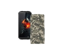 Купить - чехол для смартфона  Чехол-флип из экокожи для телефона Blackview BV9500 Pro Хаки-зеленый