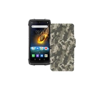 Купить - чехол для смартфона  Чехол-книга из экокожи для телефона Blackview BV6900 Хаки-зеленый