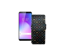 Купить - чехол для смартфона  Чехол-книга из экокожи для телефона Cubot Power Фэшн черный
