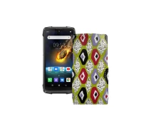 Купить - чехол для смартфона  Чехол-флип из экокожи для телефона Blackview BV6900 Камни-цветные