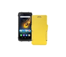 Купить - чехол для смартфона  Чехол-книга из экокожи для телефона Blackview BV6900 Желтый