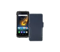 Купить - чехол для смартфона  Чехол-книга из экокожи для телефона Blackview BV6900 Черный глянец