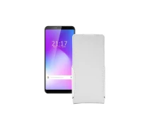 Купить - чехол для смартфона  Чехол-флип из экокожи для телефона Cubot Power Белый