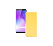 Купить - чехол для смартфона  Чехол-флип из экокожи для телефона Cubot Power Желтый