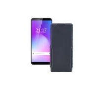 Купить - чехол для смартфона  Чехол-флип из экокожи для телефона Cubot Power Черный матовый