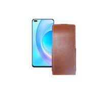 Купить - чехол для смартфона  Чехол-флип из экокожи для телефона Huawei Nova 8i Коричневый