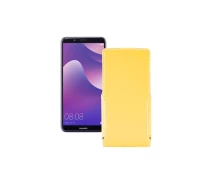 Купить - чехол для смартфона  Чехол-флип из экокожи для телефона Huawei Nova 2 lite Желтый