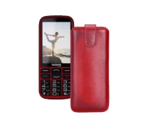 Купить - чехол для смартфона  Вытяжка из экокожи для телефона Sigma Comfort 50 Optima 2021 Красный