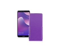 Купить - чехол для смартфона  Чехол-флип из экокожи для телефона Huawei Nova 2 lite Фиолетовый