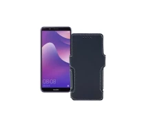 Купить - чехол для смартфона  Чехол-книга из экокожи для телефона Huawei Nova 2 lite Черный матовый