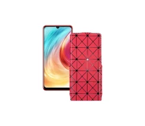 Купить - чехол для смартфона  Чехол-флип из экокожи для телефона Blackview A80 2020 Красный ромб