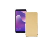 Купить - чехол для смартфона  Чехол-флип из экокожи для телефона Huawei Nova 2 lite Бежевый