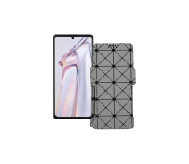 Купить - чехол для смартфона  Чехол-книга из экокожи для телефона Blackview A100 Серый ромб