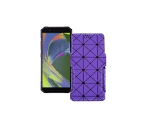 Купить - чехол для смартфона  Чехол-книга из экокожи для телефона Sigma X-treme PQ53 Фиолетовый ромб