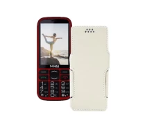 Купить - чехол для смартфона  Чехол-книга из экокожи для телефона Sigma Comfort 50 Optima 2021 Белый