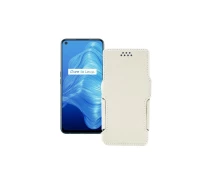 Купить - чехол для смартфона  Чехол-книга из экокожи для телефона Realme V5 5G Белый
