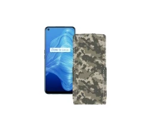 Купить - чехол для смартфона  Чехол-флип из экокожи для телефона Realme V5 5G Хаки-зеленый
