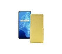 Купить - чехол для смартфона  Чехол-флип из экокожи для телефона Realme V5 5G Золотой