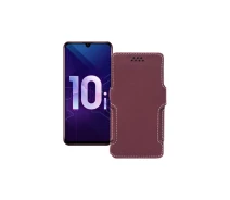 Купить - чехол для смартфона  Чехол-книга из экокожи для телефона Honor 10i Бордовый