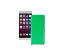 Купить - чехол для смартфона  Чехол-флип из экокожи для телефона Huawei P8 Зеленый