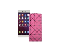 Купить - чехол для смартфона  Чехол-флип из экокожи для телефона Huawei P8 Розовый ромб
