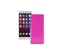 Купить - чехол для смартфона  Чехол-флип из экокожи для телефона Huawei P8 Розовый