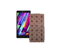 Купить - чехол для смартфона  Чехол-флип из экокожи для телефона Lenovo P90 Коричневый ромб