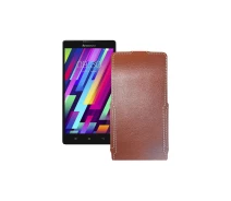 Купить - чехол для смартфона  Чехол-флип из экокожи для телефона Lenovo P90 Коричневый