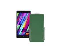 Купить - чехол для смартфона  Чехол-флип из экокожи для телефона Lenovo P90 Темно-зеленый