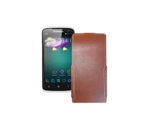 Купить - чехол для смартфона  Чехол-флип из экокожи для телефона Lenovo S820 Коричневый