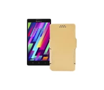 Купить - чехол для смартфона  Чехол-книга из экокожи для телефона Lenovo P90 Бежевый