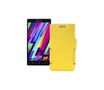 Купить - чехол для смартфона  Чехол-книга из экокожи для телефона Lenovo P90 Желтый