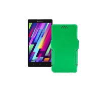 Купить - чехол для смартфона  Чехол-книга из экокожи для телефона Lenovo P90 Зеленый