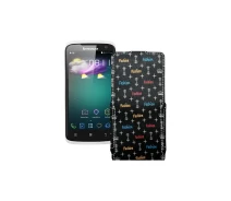 Купить - чехол для смартфона  Чехол-флип из экокожи для телефона Lenovo S820 Фэшн черный