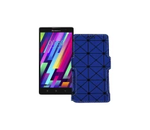 Купить - чехол для смартфона  Чехол-книга из экокожи для телефона Lenovo P90 Синий ромб