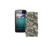 Купить - чехол для смартфона  Чехол-флип из экокожи для телефона Lenovo S820 Хаки-зеленый